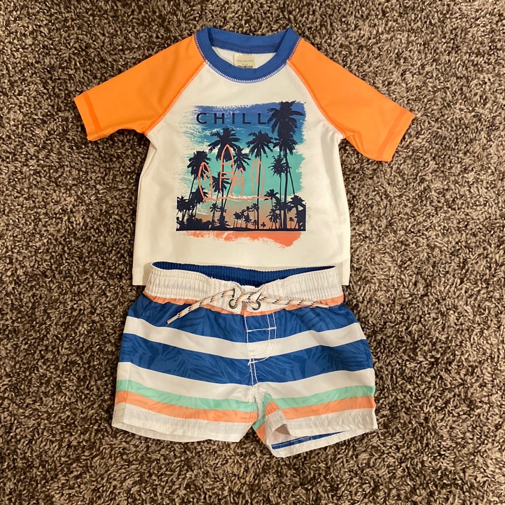 NWOT Oshkosh baby boys swim suit